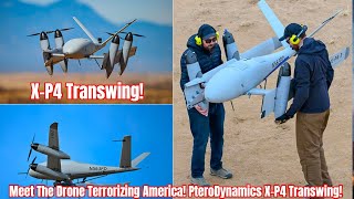 Meet The Drone Terrorizing America! PteroDynamics X-P4 Transwing!