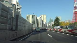 首都高速道路　6号向島線　箱崎JCT　⇒　3号渋谷線　用賀　2016/11/22