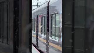 【トムとジェリー】京都って雪スゴインダナー。。。　#shorts #阪急 #阪急電車 #電車 #京都