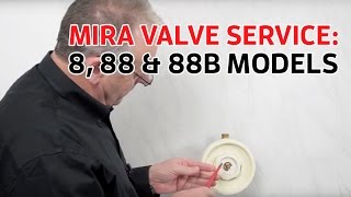 How to service Mira 8, Mira 88 \u0026 Mira 88B shower valves.