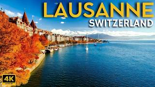 Ouch in Lausanne,  Walking tour 4K | Switzerland 🇨🇭