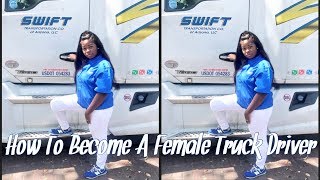 Neefah Nee | How to become a Female Truck Driver #NEEFAHNEE