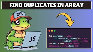 How to Find Duplicate Elements in Array in Javascript