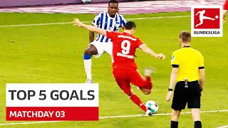 Top 5 Goals • Lewandowski, Haaland & Co. | Matchday 3 -2020/21