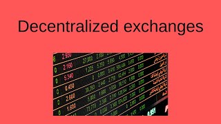 Why and when decentralized exchanges can be useful