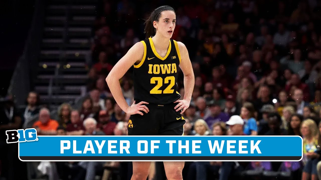 Caitlin Clark Highlights | B1G Women's Basketball Player Of The Week ...