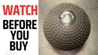 Honest Review of GYMENIST Weighted No Bounce Slam Ball Intensive Workout