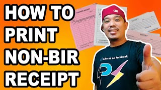 HOW TO PRINT RECEIPT NON-BIR | Marlon Ubaldo