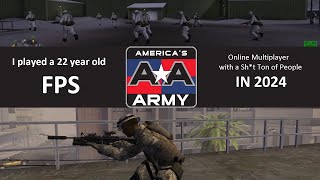 America's Army Online MULTIPLAYER in 2024! - PvP with a Ton of people!