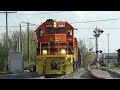 cf u0026e matching ex dt u0026i gp40 s with a ex southern pacific sd45 on the rear