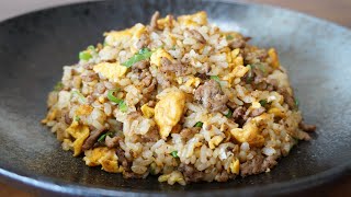 毎日炒飯79日目！【肉みそ炒飯】をつくってみた！ナカモの味噌で超絶品チャーハン！！