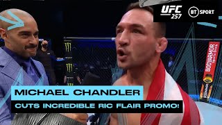 Michael Chandler goes full Ric Flair on UFC debut!