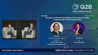 Q2B24 Silicon Valley | Geopolitics of Quantum Technologies - a Discussion