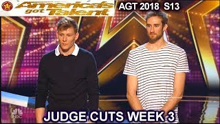 Jules and Jerome Teeterboard Duo America's Got Talent 2018 Judge Cuts 3 AGT