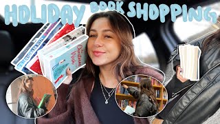 holiday book shop with me + haul! | bookmas day 1 🎄📖
