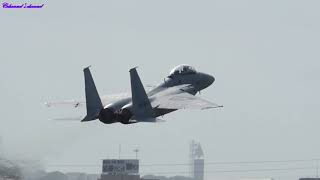 F15戦闘機　機体番号０５９のテスト飛行の様子（名古屋空港三菱）2020 09 08