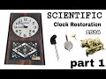 Scientific Wall Clock Restoration | Scientific  Clock Restoration 🕒 part 1