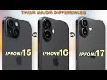 iPhone 17 Vs iPhone 16 Vs iPhone 15 - What Are Their Major Differences?