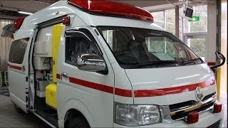 【Japan Ambulance Car】トヨタ・ハイメディック救急車【第21回トヨタ東自大学園祭2013】