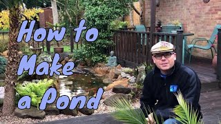 How to Make a Pond - Garden Fish Pond building, Garden Ponds