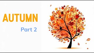 AUTUMN Part 2 | Vocabulary for kids | Video Flashcards | Learn English