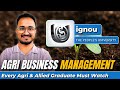 IGNOU MBA ABM || Benefits & Queries || Why every Agri & Allied graduate should know about this ||