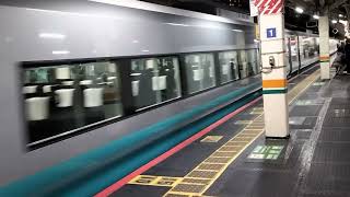 E657系カツK17編成フレッシュひたち緑(グリーンレイク)塗装東京駅発車