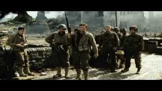 Captain Miller speak with Private Ryan