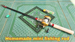 tự chế cần câu máy mini nhấp cá hiệu quả | Homemade mini fishing rod