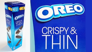 OREO Crispy \u0026 Thin vs OREO Original comparison