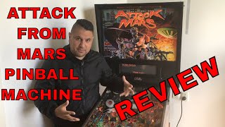 ATTACK FROM MARS Pinball Review and Ruleset. Is any pinball machine ever really bolted to the floor?