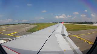 Airbus 320-200 (Air Asia) From Kuching International Airport Recorded by using Eken H8R :)