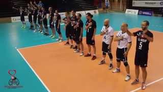 Marseillaise en Langue des Signes Française (LSF) - Euro volley sourd 2015 - Handisport