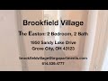 brookfield village the easton 2 bedroom 2 bath