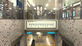 【札幌市営地下鉄】　東豊線　福住駅構内風景[Sapporo Municipal Subway] Toho Line Fukuzumi Station campus landscape