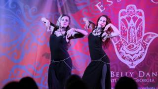 Tjarda Van Straten and Kami Liddle at Essence of Belly Dance 2015