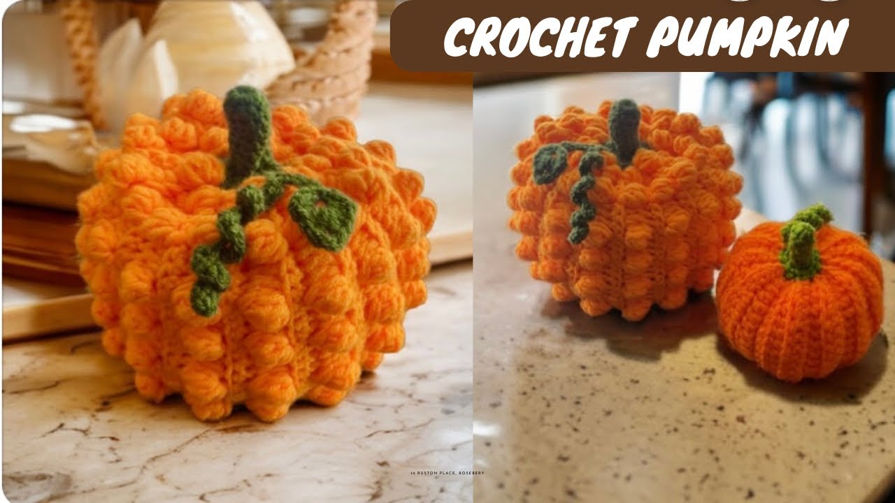 Easy Crochet Pumpkin Tutorial Youtube