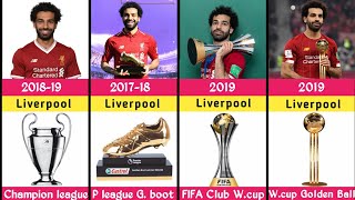 Mohamed Salah Trophies and Awards. M Salah. Salah Career All trophies and awards.