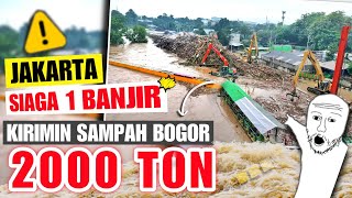 DILUAR LOGIKA‼️😱 DAHSYATNYA KIRIMAN SAMPAH 2000 TON DARI BOGOR DIANGKAT DI PENYARINGAN TB SIMATUPANG