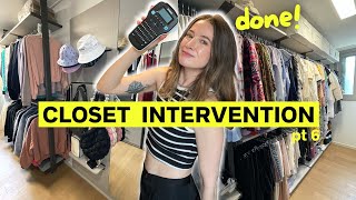 Closet Clean Out Transformation (pt 6) 👕 STRESSED & OVERWHELMED By Her Closet