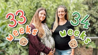 SISTERS PREGNANT TOGETHER (due one week apart!) | Mum of 8 w/ Twins + Triplets