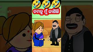 ତମକୁ ମୁଁ ଜାଣିଛି🤣🤣||odia cartoon #viral #funny #shorts