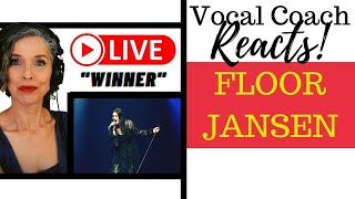 LIVE REACTION! Floor Jansen - "WINNER" (LIVE) Vocal Coach Reacts & Deconstructs