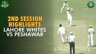 2nd Session Highlights | Lahore Whites vs Peshawar | Day 2 | Match 17 | #QeAT 2023/24 | PCB | M1U1A