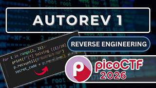 Autorev 1 - Bypassing the Reverse Engineering (Pwntools) | picoCTF 2026