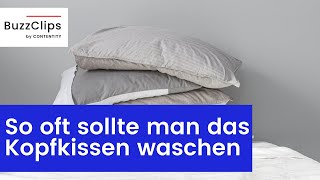 So oft sollte man das Kopfkissen waschen