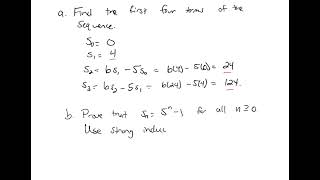 Strong Induction Example 1