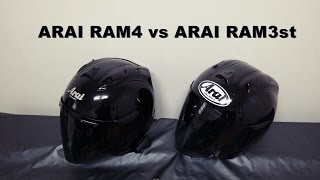 아라이 vs 짭아라이 비교비교!! (arai ram4 vs arai ram3 st)