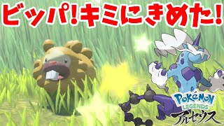 ビッパ！キミにきめた！化身ポケモンの挑戦【ポケモンレジェンズアルセウス】