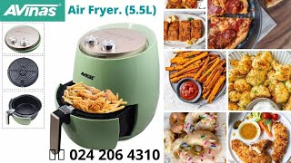 Avinas Air Fryer (5.5L) ☎0242064310. Available in Ghana | Free Delivery